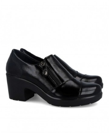 Zapatos negros con cremallera Imac 206790