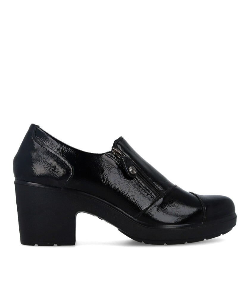 Zapatos negros con cremallera Imac 206790