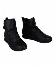 Imac 206180 Black Wedge Ankle Boots