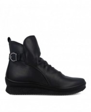 Imac 206180 Black Wedge Ankle Boots