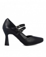 Zapato negro con hebillas Desireé Saga 9