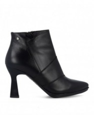 Botines negros de piel Desireé Saga 6