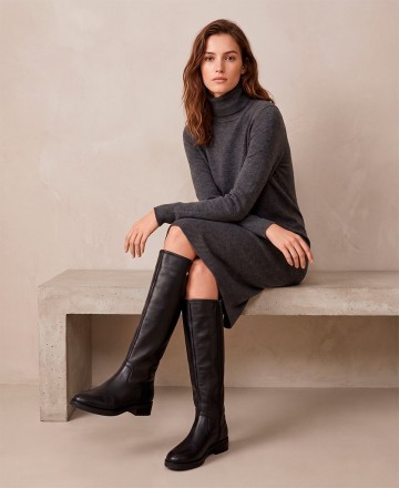 Porronet 4811 High-Top Flat Boots