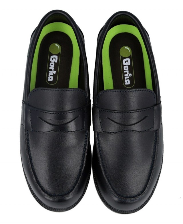 Blue Gorila 1502 School Shoes