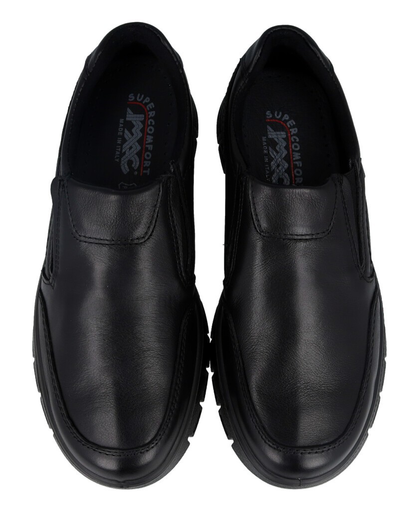 Mocasines negros estilo casual Imac 202039