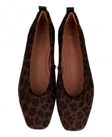 Catchalot Eastland 2238-C113A Animal Print Ballet Flats