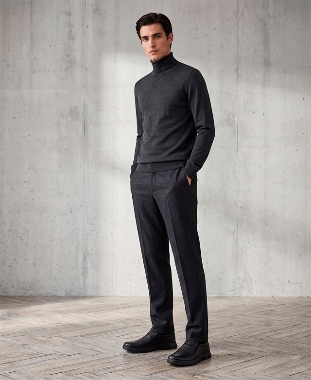 Imac 202039 Casual-Style Black Loafers