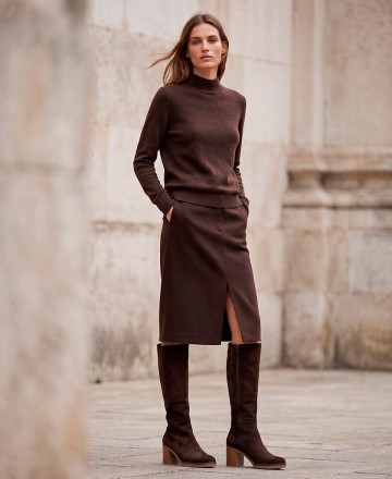 Botas altas de piel Porronet Tina 4886