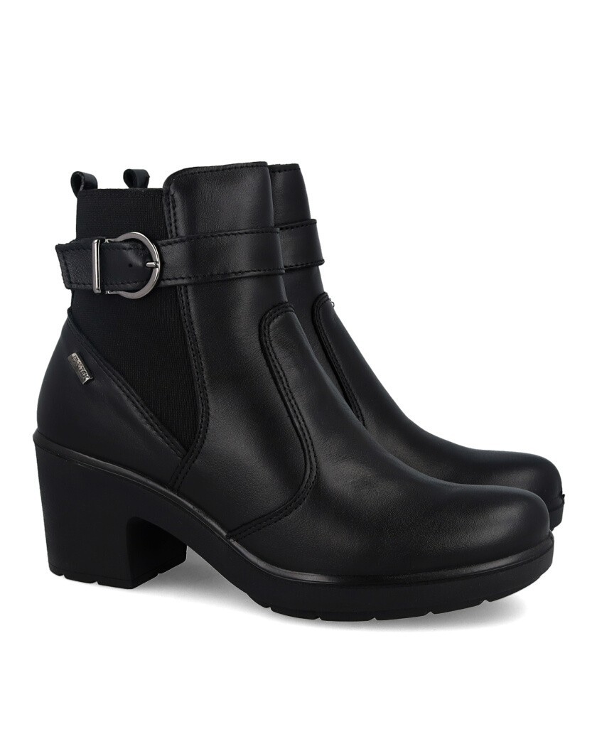 Imac 206808 Elastic-Top Heeled Ankle Boots
