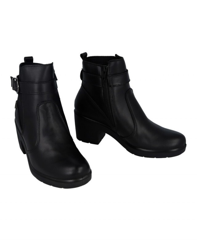 Imac 206808 Elastic-Top Heeled Ankle Boots