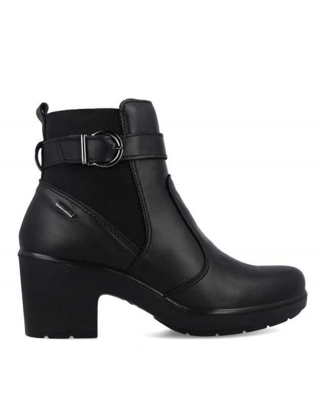 Imac 206808 Elastic-Top Heeled Ankle Boots