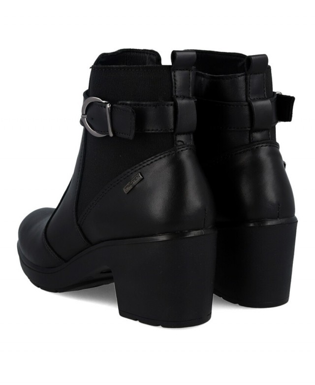 Imac 206808 Elastic-Top Heeled Ankle Boots