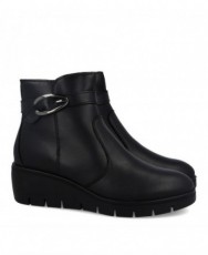 Imac 207000 Leather Ankle Boots with Buckle
