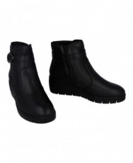 Imac 207000 Leather Ankle Boots with Buckle