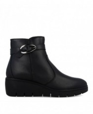 Imac 207000 Leather Ankle Boots with Buckle