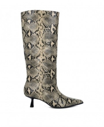 Botas altas animal print Gioseppo 80131-P