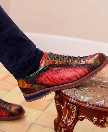 Catchalot Achille 12 Multicolored Leather Shoes