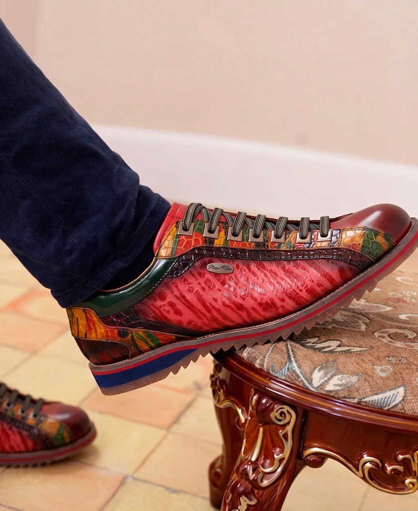 Catchalot Achille 12 Multicolored Leather Shoes
