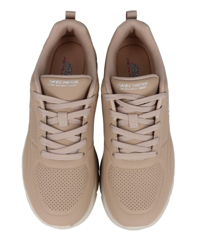Beige Skechers Bobs B Flex trainers 117715