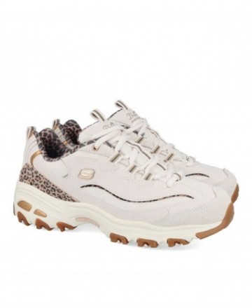 Skechers D'Lites animal print trainers 150877