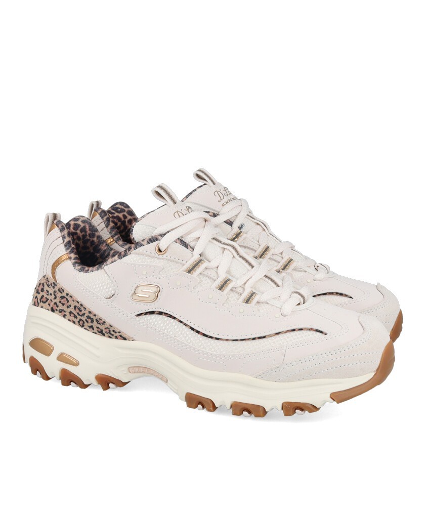 Zapatillas animal print Skechers D'Lites 150877