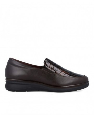 Mocasines de piel para mujer Pitillos 11503