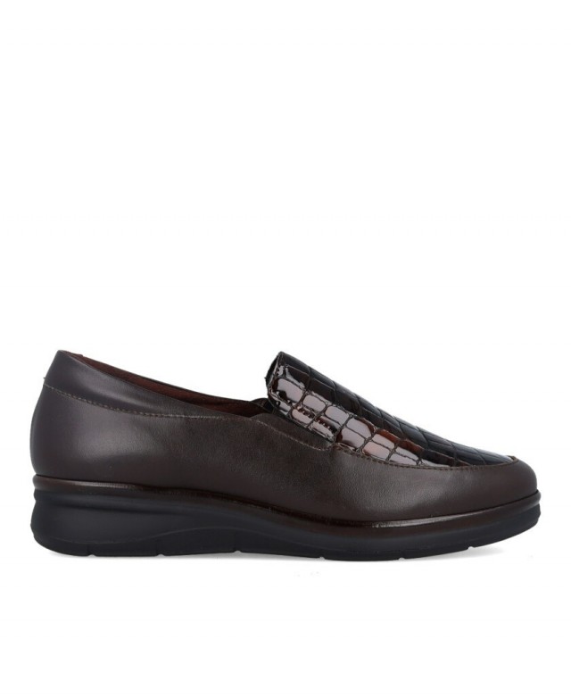 Mocasines de piel para mujer Pitillos 11503