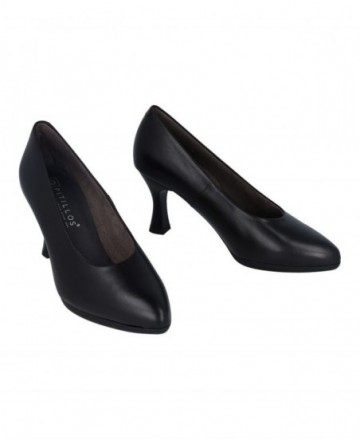 Zapatos negros de tacón Pitillos 30537