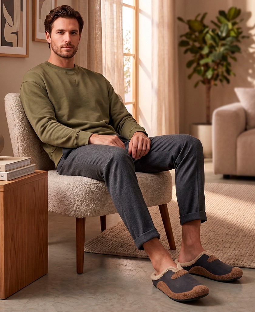 Zapatillas de casa para hombre Garzon 8450.440