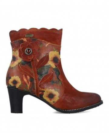 Botines floreados Laura Vita Elcodieo 55