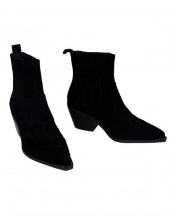 Noa Harmon 1037P black cowboy ankle boots