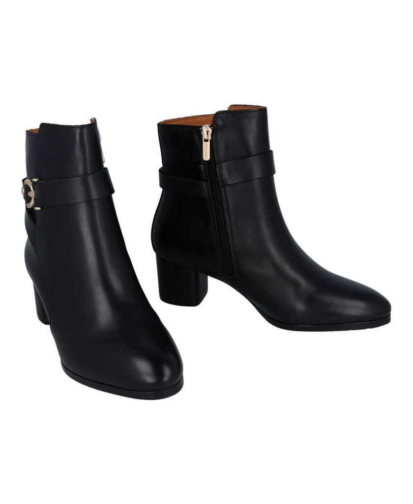 Botines negros de tacón Pikolinos Calafat W1Z-8914C1