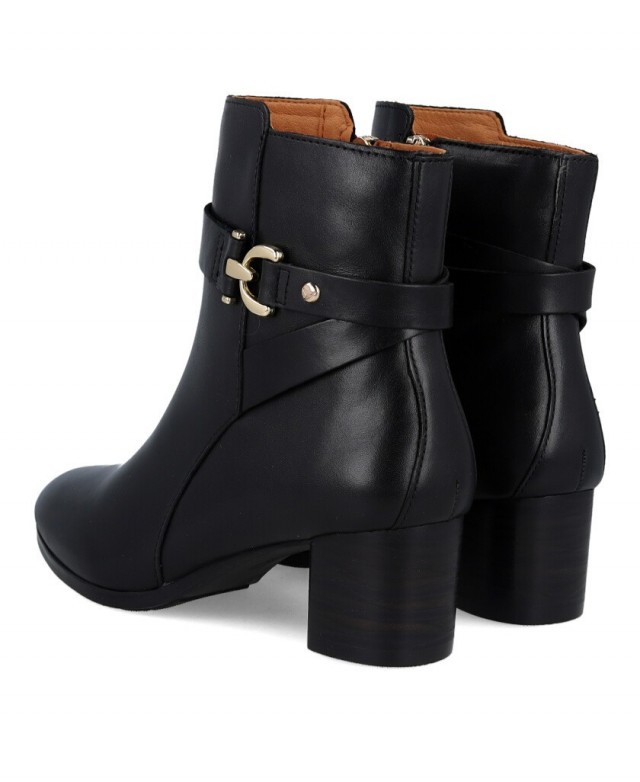 Botines negros de tacón Pikolinos Calafat W1Z-8914C1