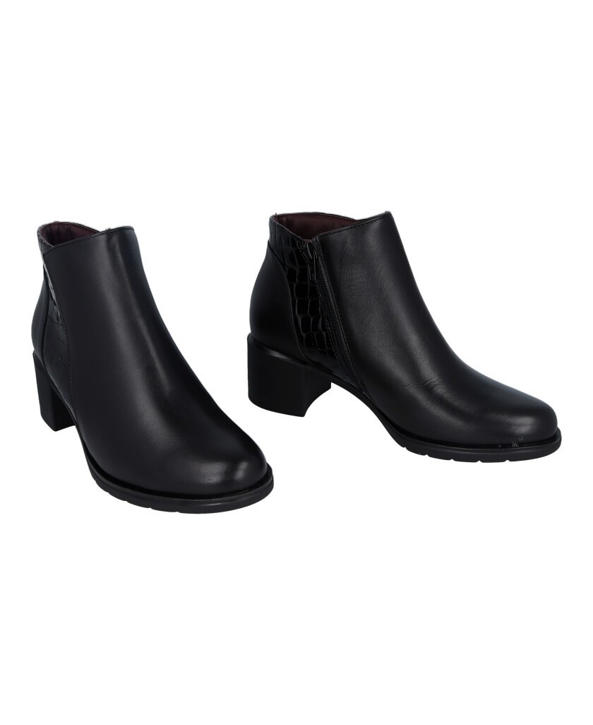 Classic heeled ankle boots, Skinny 11624