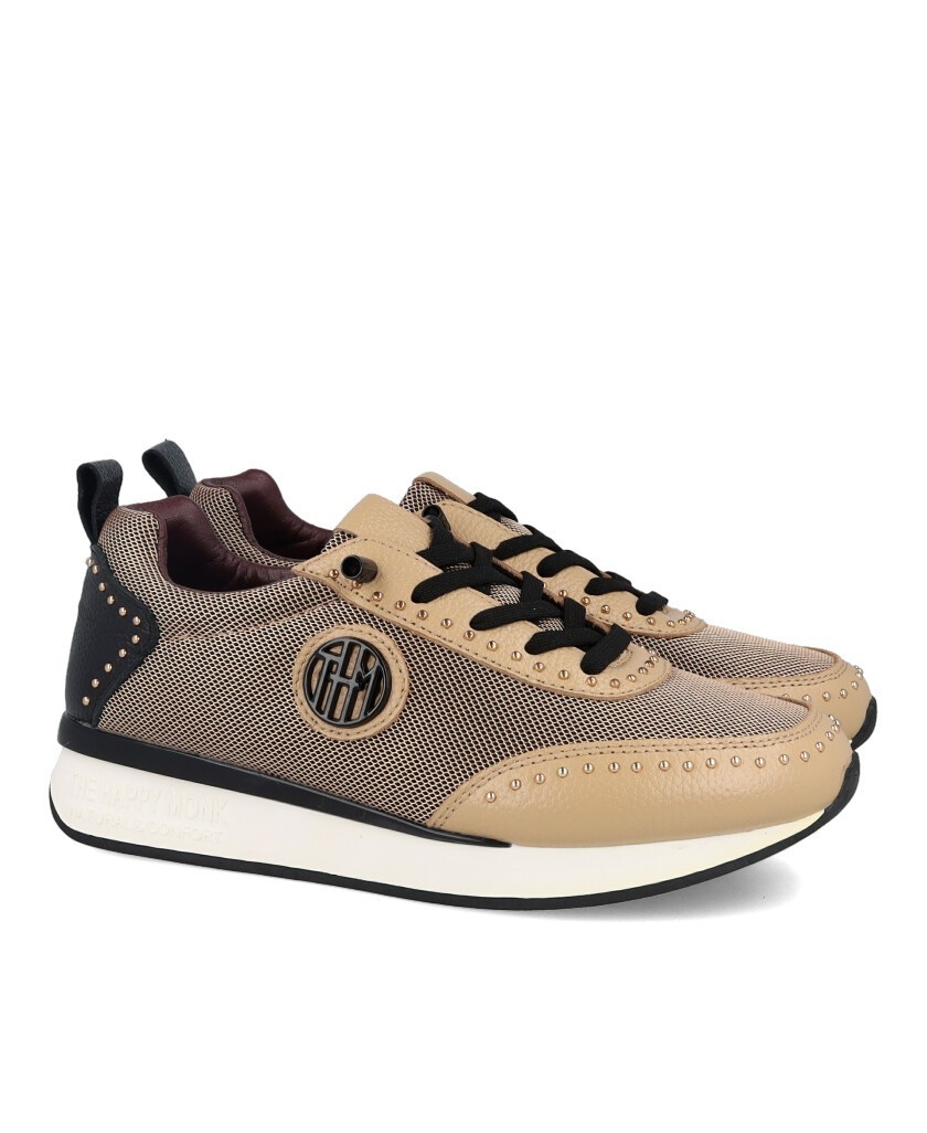 Happy Monk Vanity 010 beige trainers