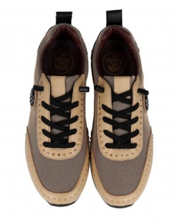 Deportivas beige Happy Monk Vanity 010