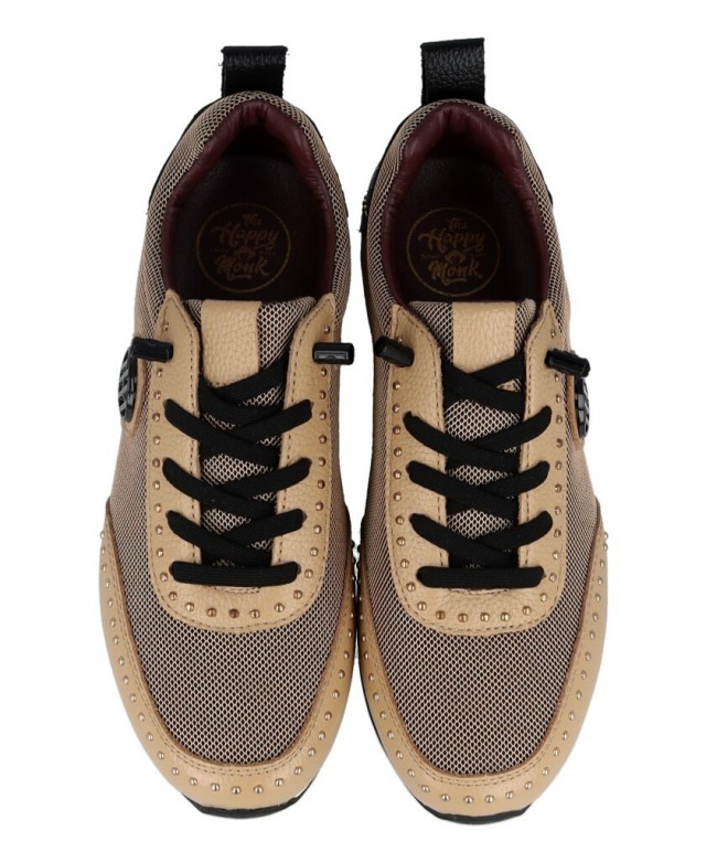 Deportivas beige Happy Monk Vanity 010