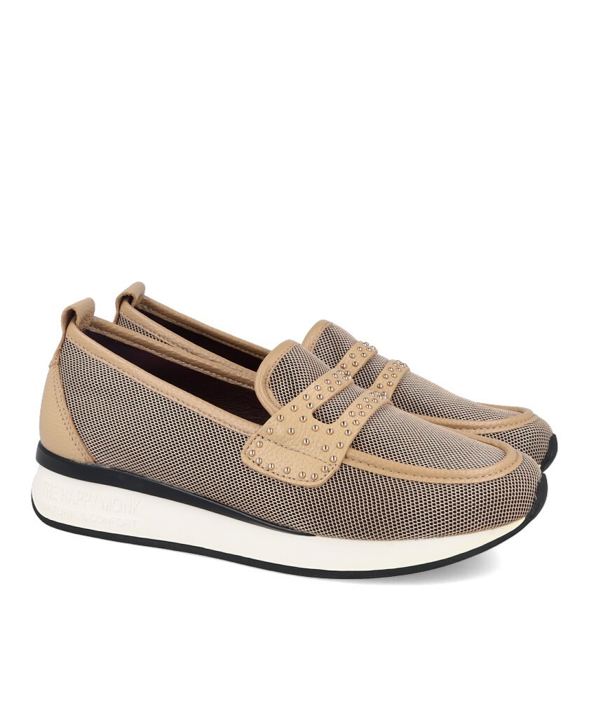 Happy Monk Vanity 025 studded loafers