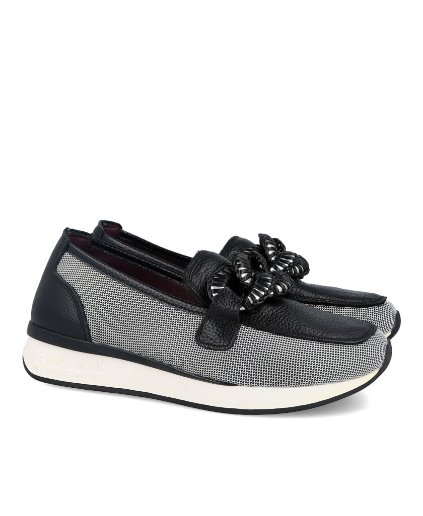 Happy Monk Vanity 011 chain-link loafers