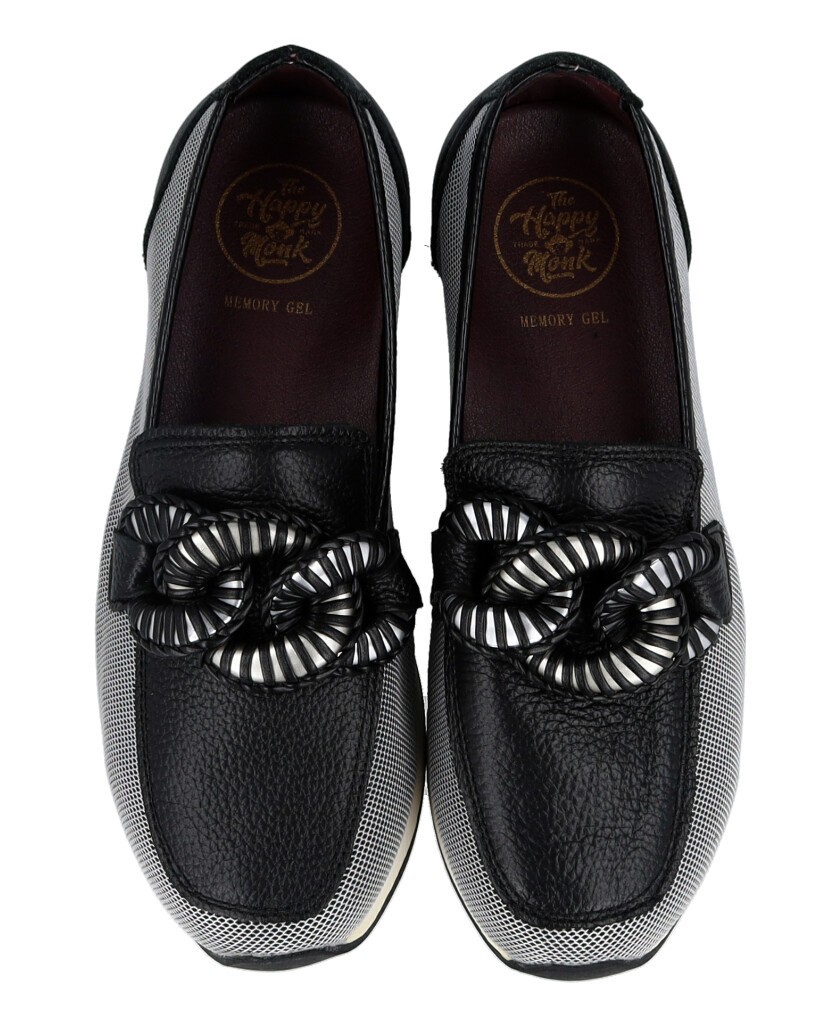 Happy Monk Vanity 011 chain-link loafers