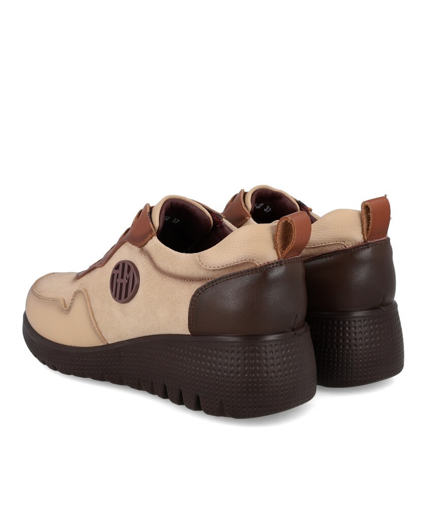 Happy Monk Granada 003 casual wedge shoes