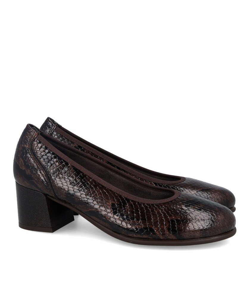 Zapato de salón con ribete elástico Pitillos 11640