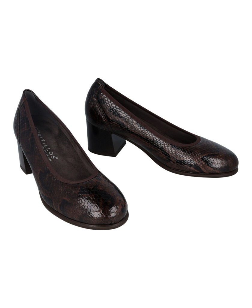 Zapato de salón con ribete elástico Pitillos 11640