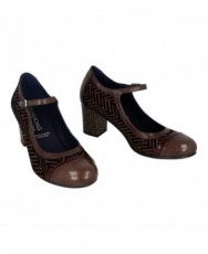 Zapatos estampados de tacón bloque Dorking D8669