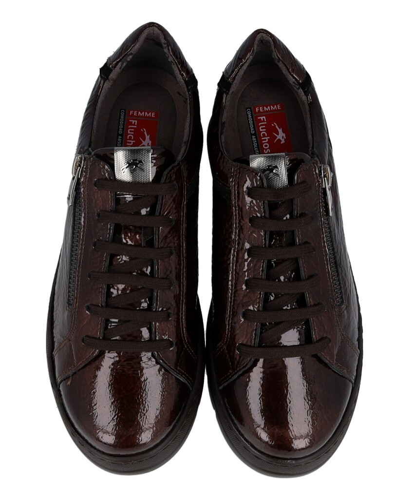 Fluchos Pompas F1666 sports-style trainers with a zip