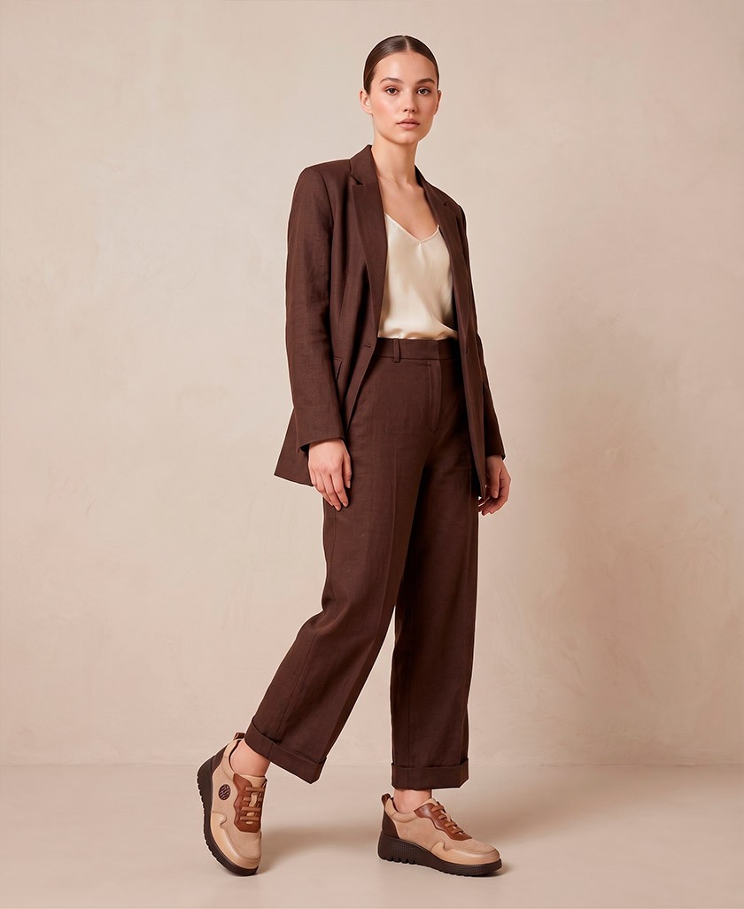Zapatos casual con cuña Happy Monk Granada 003