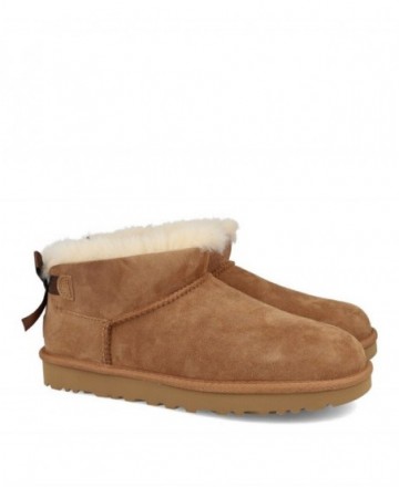 UGG Ultra Mini Bailey Bow suede ankle boots