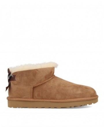 UGG Ultra Mini Bailey Bow suede ankle boots