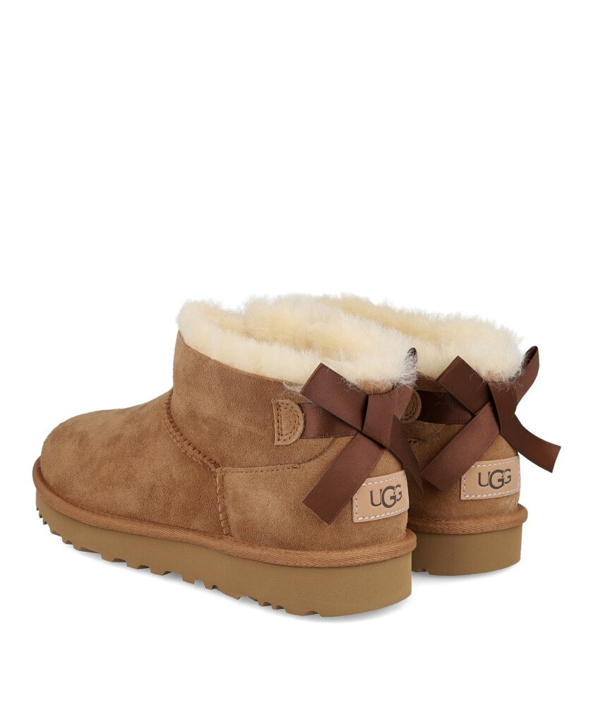 UGG Ultra Mini Bailey Bow suede ankle boots