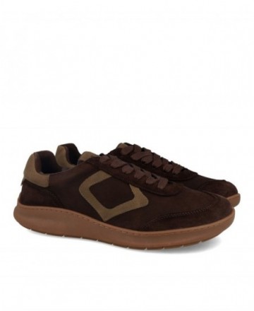 Sneakers de hombre marrones Walk&Fly Rumbo 7002